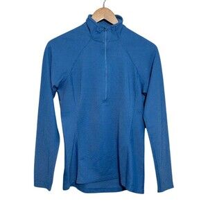 Patagonia Capilene 3 Midweight Zip-Neck Pullover Jacket Women’s M Blue Outdoors